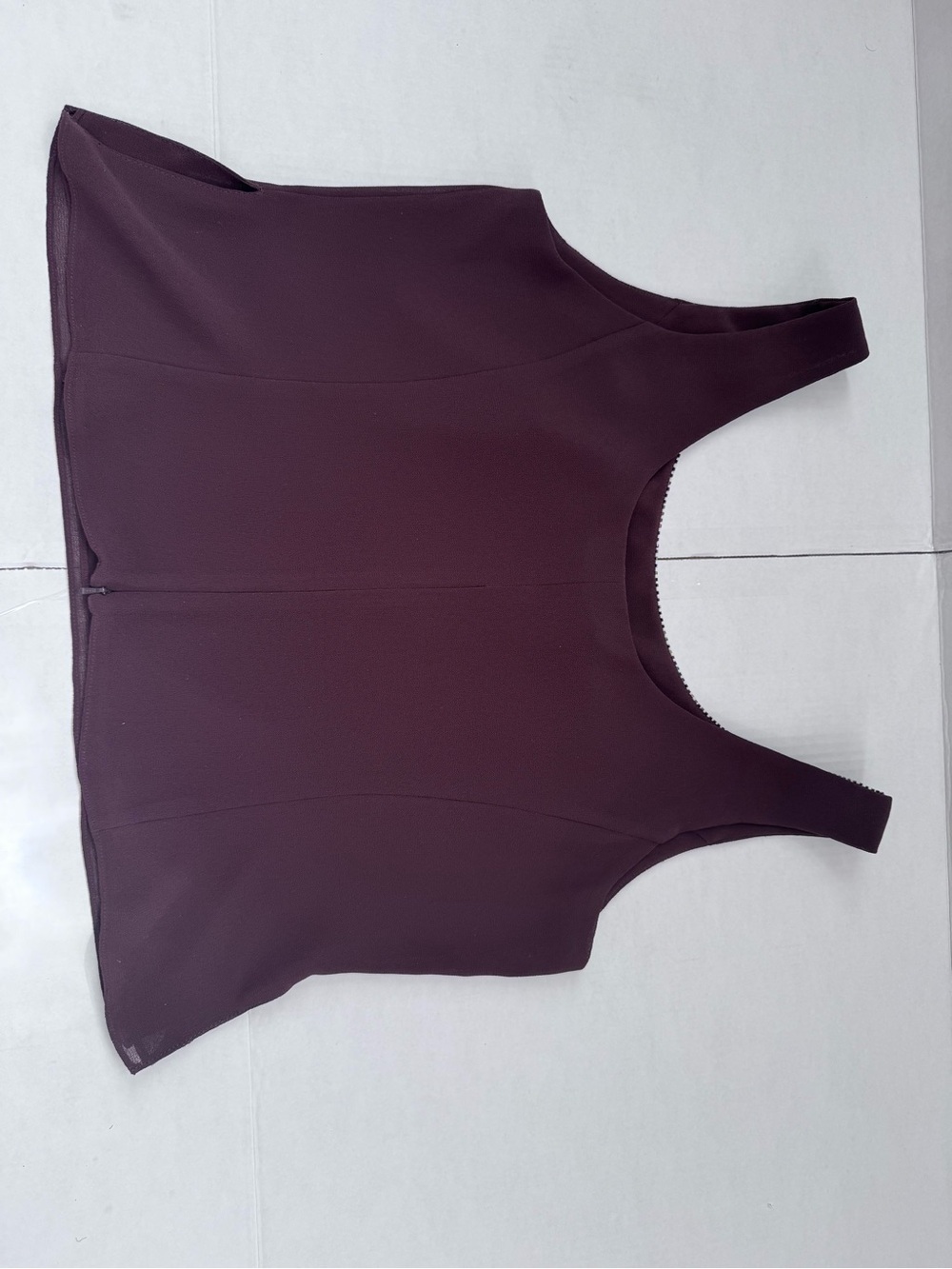 Ursula of Switzerland Plum Scoop Neck Tank Top